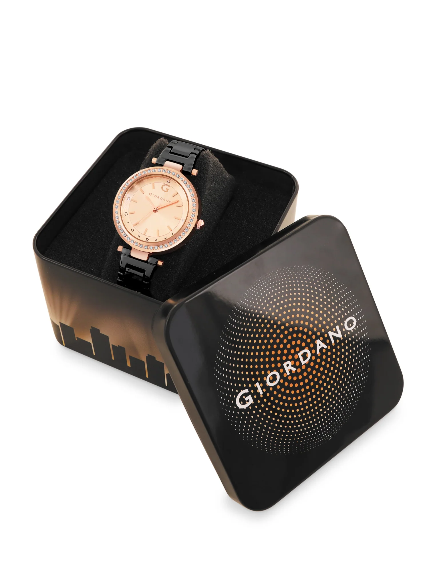 Giordano Beige Analog Wrist Watch for Women Stylish Metal Strap with Water Resistant,Deal Gift for Female - GD-4212-55 - Image 9